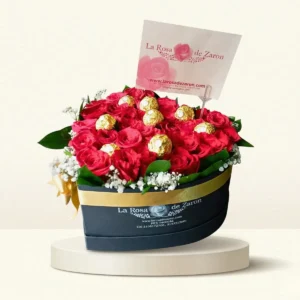 Caja Corazón de Rosas en Bogotá | Regalo Romántico