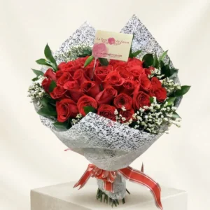 Bouquet de rosas frescas para regalar en Bogotá