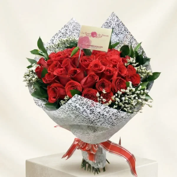 Bouquet de rosas frescas para regalar en Bogotá
