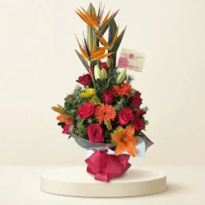 Arreglo Floral para Cumpleaños en Bogotá | Rosas y Flores Surtidas