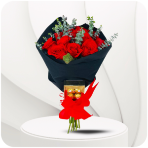 Bouquet Rosas y Ferrero Ref. BO-002