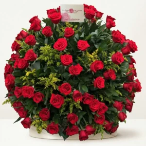 Arreglo Floral 360 para Reconciliación en Bogotá | 36, 50, 100 o 150 Rosas