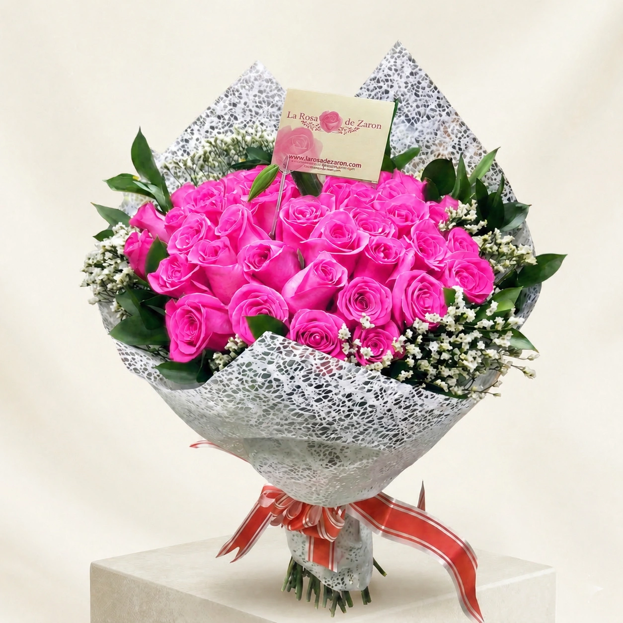 Significado de la rosa rosada — ramo de rosas rosadas que simboliza ternura y gratitud, La Rosa de Zarón Bogotá